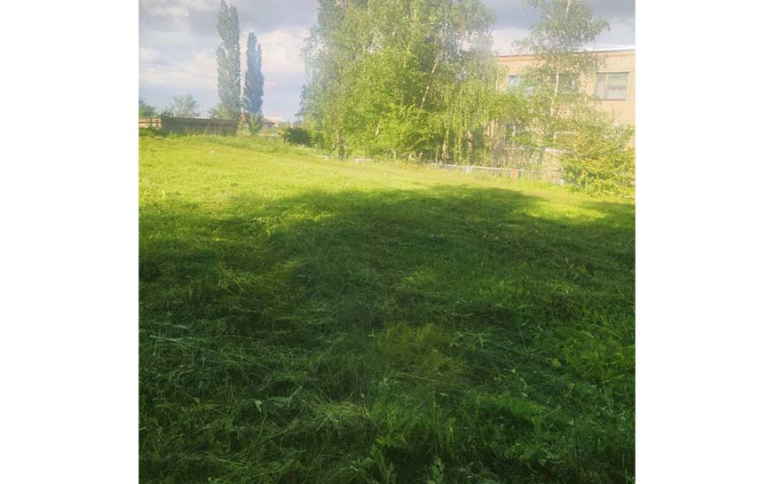 В рамках заключённого муниципального контракта подрядная организация приступила к покосу травы.