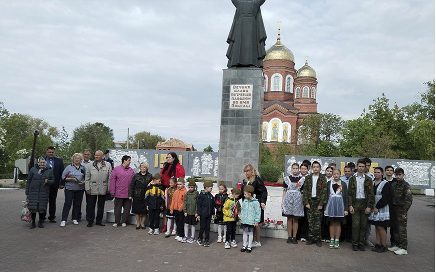 &quot;Эстафета памяти&quot;(автопробег), посвященный 79-й годовщине Победы в Великой Отечественной войне по маршруту «Пугачев-Каменка-Пугачев», организованный Пугачевским мемориальным Домом-музеем В.И. Чапаева..