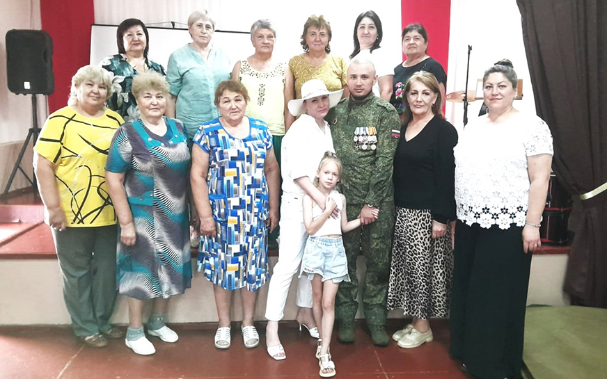 Встреча с участником специальной военной операции.