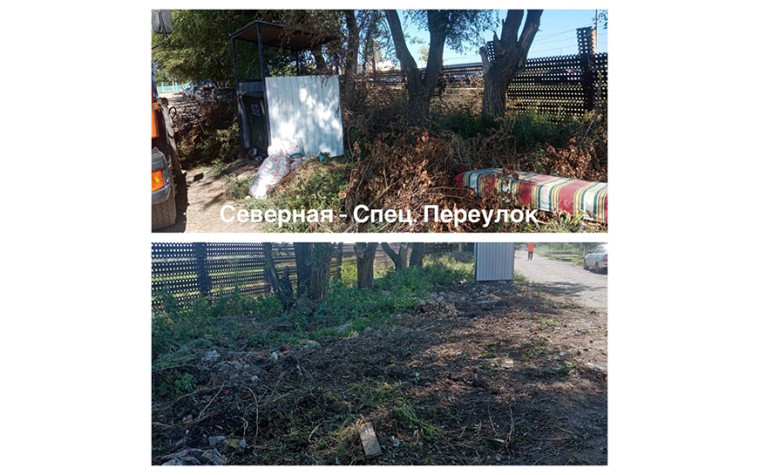 Уборка контейнерных площадок.