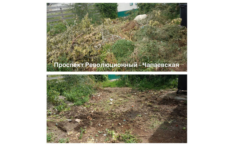 Уборка контейнерных площадок.