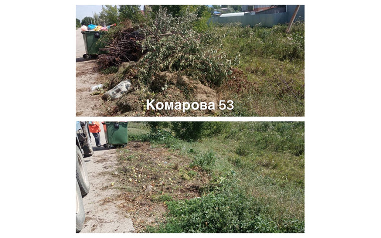 Уборка контейнерных площадок.