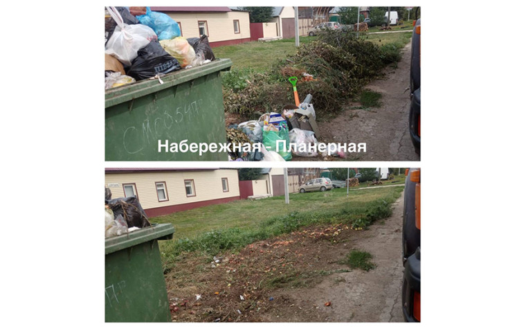 Уборка контейнерных площадок.