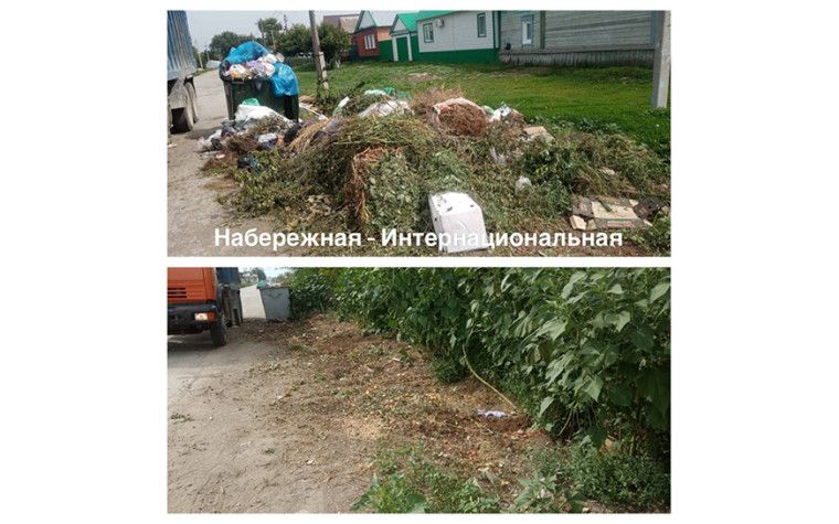 Уборка контейнерных площадок.