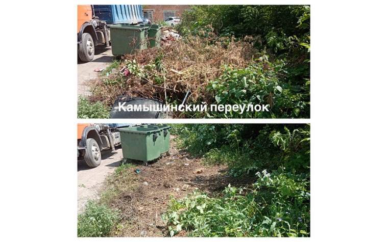 Уборка контейнерных площадок.